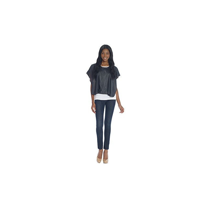 Diane Shortie Comb Out and Blow Out Cape, Black