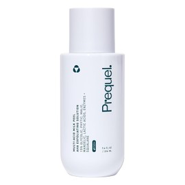Prequel- POTENTE COMPLEJO EXFOLIANTE: La mezcla avanzada de 15% de ácidos glicólico, fítico, málico, mandélico y láctico junto con enzimas trabajan sinérgicamente para renovar ópticamente la textura
