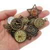 GraceAngie Wholesale 20 Pieces Mixed Clock Charms Vintage Bronze Pendants
