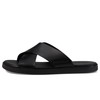 Cole Haan Men's Nantucket Cross Strap Sandal, Black/Black, 7