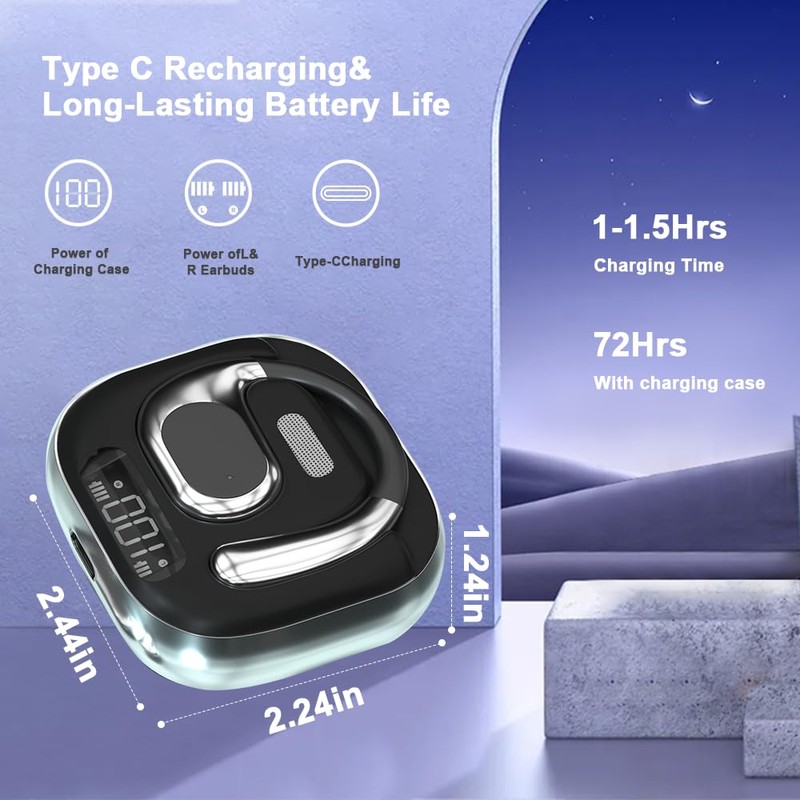 AI Language Translator Earbuds Real Time, Supports 144 Languages, Earphone