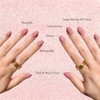 Uñas postizas de gel suave, cortas, cuadradas, de cobertura total,