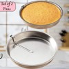 Quick Release Easy-Out Cake Pan Set of 2, Effortlessly Bake