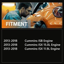 Automost NOx Sensor Inlet - Compatible with 2013-2018 Cummins Engine ISX 15.0, ISX 11.9 Freightliner,Upstream Nitrogen Oxide Sensor,Replace#5WK96740B,4326870,2872944,3687930