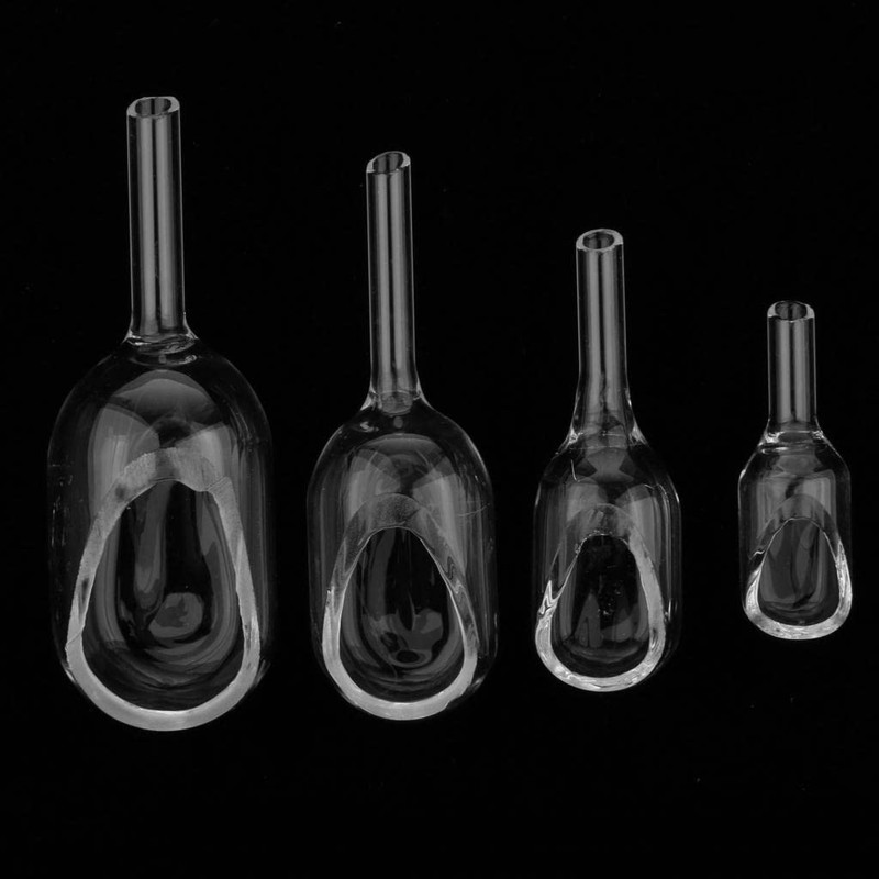 Baosity Glass Weighing Boat Round, Weighing Funnel, XS