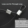 Floyutin 10 Pcs 2mm Wire 24 inch Vinyl Coated Stainless