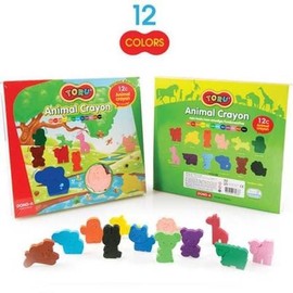 Dong-A Toru Animal Crayons (smudge-free crayons) Crayons Craypas Dong-A Colored Pencils Colored Pencils Dong-A Crayons / 동아 토루 애니멀크레용(손에 묻지 않는 크레용) 크레용 크레파스 동아색연필 색연필 동아크레용