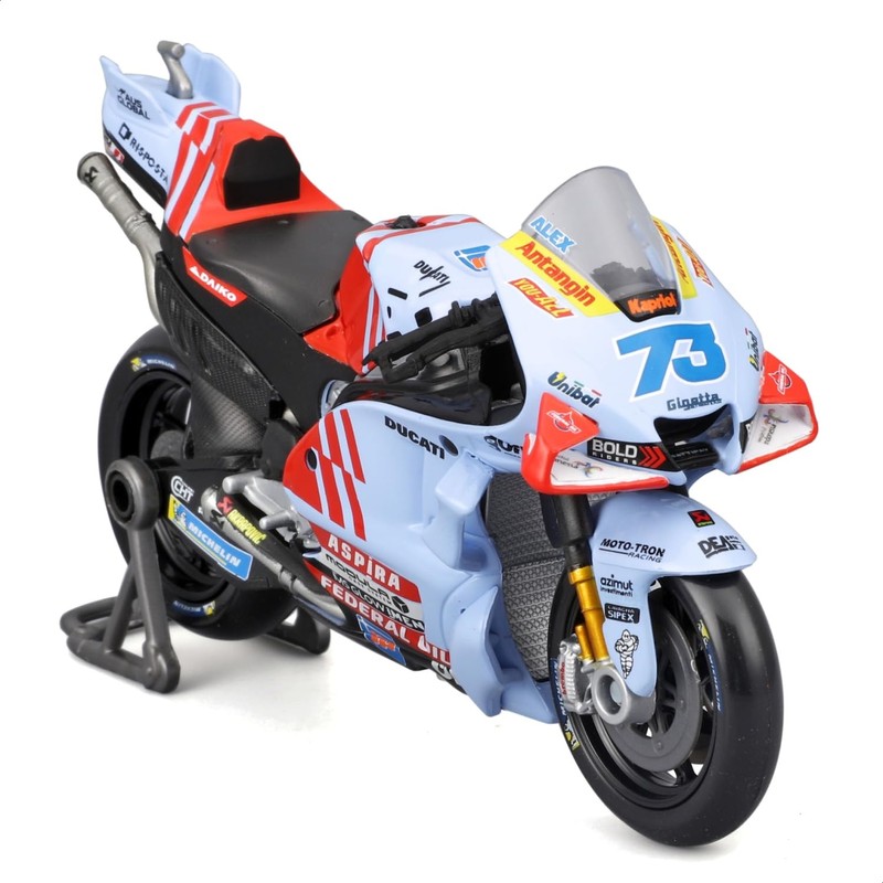 Maisto 36399#73 1/18 2024 Gracini Racing Ducati Desmosedice #73 Alex