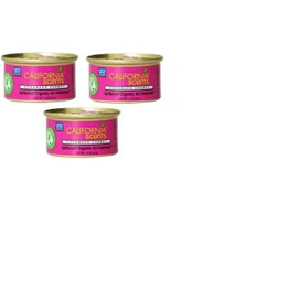 California Scents Car Air Freshener Spillproof Can Organic Odor Eliminator Refreshes Home Office Taxi Trucks (Coronado Cherry)