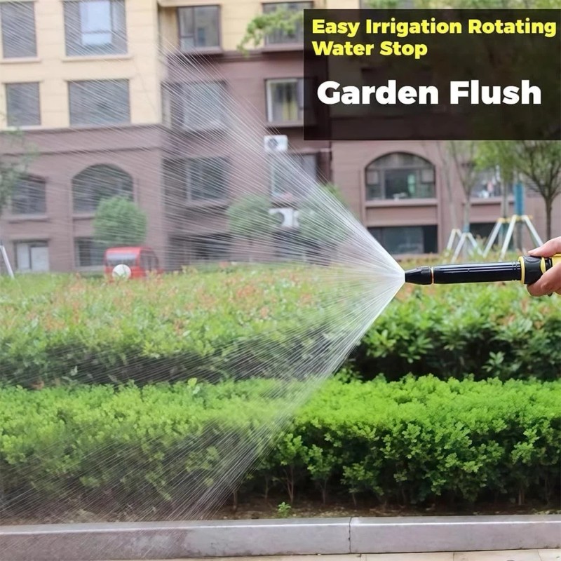 Metal High-Pressure Water Spray Gun Nozzle for Garden Hose