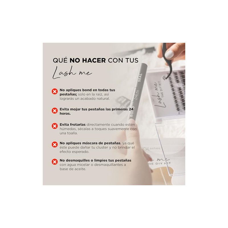 JGLashes - Lash me The DIY kit. Kit de extensiones