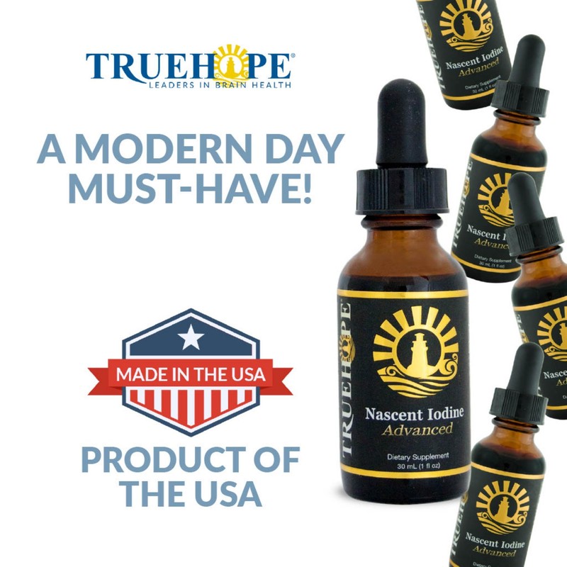 Truehope Pure Nascent Iodine Liquid Supplement - Potent Tincture Suspended