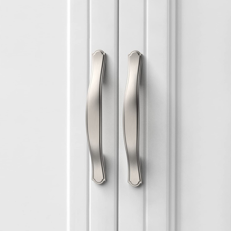 Asidrama 10 Pack 3 Inch(76mm) Brushed Satin Nickel Kitchen Cabinet