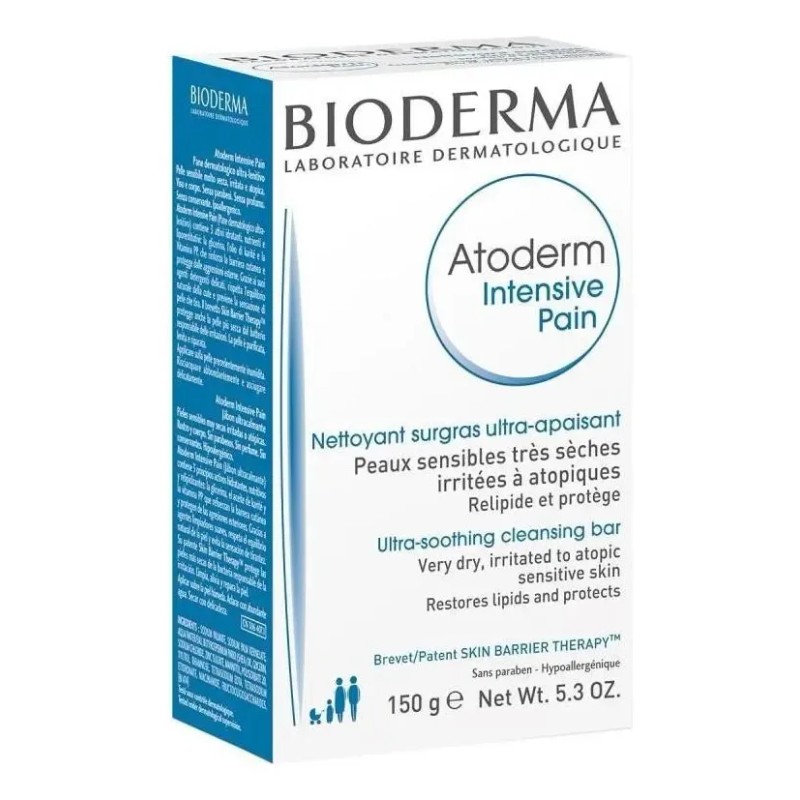 Bioderma Atoderm Pain Jabon Diario Barra Pieles Secas 150g