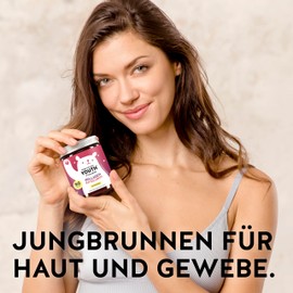 Bears with Benefits Kollagen & Hyaluron Gummib?ren C Beauty-Komplex mit 2500 mg VERISOL? Kollagen - Coenzym Q10 - Vitamin C und E fr natrliche Hautpflege C 90 Stck C Zuckerfrei C Bears with Benefits