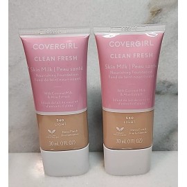 COVERGIRL 2-COVERGIRL, Clean Fresh Skin Milk Foundation -Light #540.