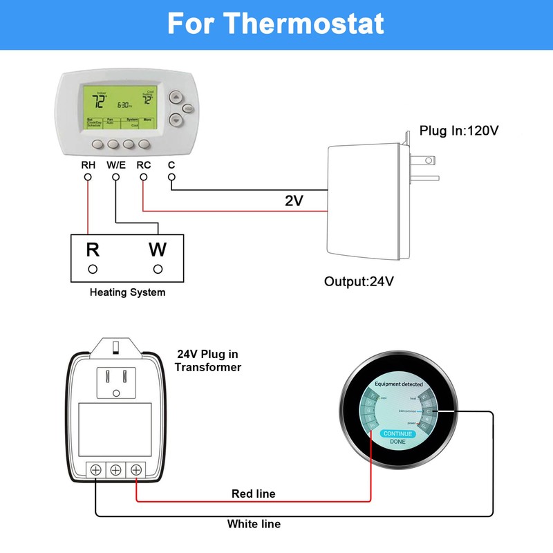 Hotop 1 Pack 24 Volt Transformer, 40 VA AC Transformer