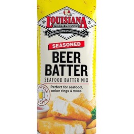 Louisiana Fish Fry Seasoned Beer Batter Mix 25lb Bulk, Food Service (25 Pounds)