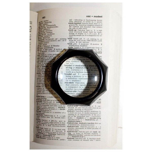 Hawk 2" Diameter Dome Magnifier, with 6 X Power, Ovreall 2" x 1.25" with Clear Side Panels - MG9350