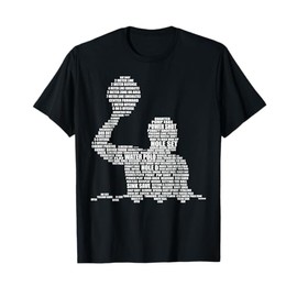 Waterpolo Player Word Cloud Water Polo Players Coach T-Shirt