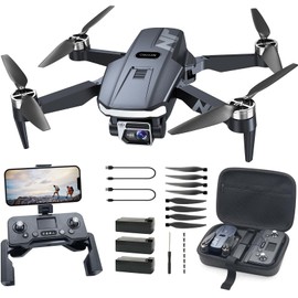 NAFYRE N11 PRO GPS Drone with Camera for Adults 4K UHD, 90 Min Long Flight Time, Long Control Range, Auto Return, Follow Me, Brushless Motor, 5G FPV RC Quadcopter for Beginners