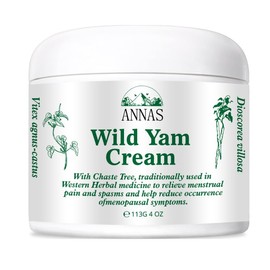 ANNAS Crema de ñame silvestre, crema de ñame silvestre orgánica para el equilibrio hormonal, crema de raíz de ñame silvestre orgánica para mujeres que