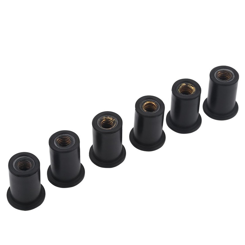 Rubber Nut M6, Tbest Rubber Nut M6, Kayak Well Nuts,
