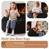 Homguava Bean Bag Chair,Teardrop Bean Bags for Teens Beanbag Chair