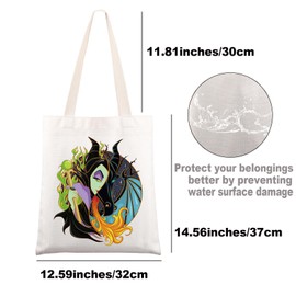 MYSOMY Villains And Dragon Tote Bag Villains Gifts Villains Shoulder Bag Villains Merchandise (Women TG UK)