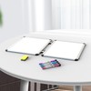 Dry Erase Board, 17x13 inch with 4 Sides Magnetic Whiteboard,