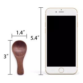 generic 12 Piezas Cuchara De Madera Pequeña Café Cuchara De Cocina