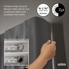 Umbra Twilight Double Curtain Rod Set – Wrap Around Design