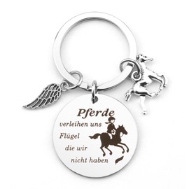 Horse Girl Gift, Keyring Horse, Horse Gifts for Girls, Horse Gift, Gifts for Horse Lovers, Gift 10 Euros, Horse Gifts for Adults, Gifts Girls 12 Years, 色