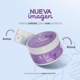 B Life Crema para Bebé de 250g con Ingredientes Naturales. Aceites Esenciales en Crema para Dormir y Relajar a tu bebé. Baby Sleep Cream