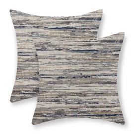 OFIRD Boho Pillow Covers 18x18 Pack of 2 Gray Art Painting Decorative Throw Pillow Covers Outdoor Decor Bohemian Abstract Modern Decor Pillowcase Farmhouse Linen Cushion Case for Home Sofa Couch