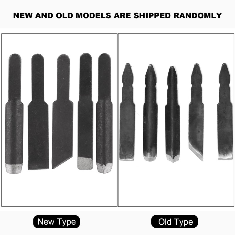 Electric Wood Chisel Carving Tool Kit with 5 Carving Tips