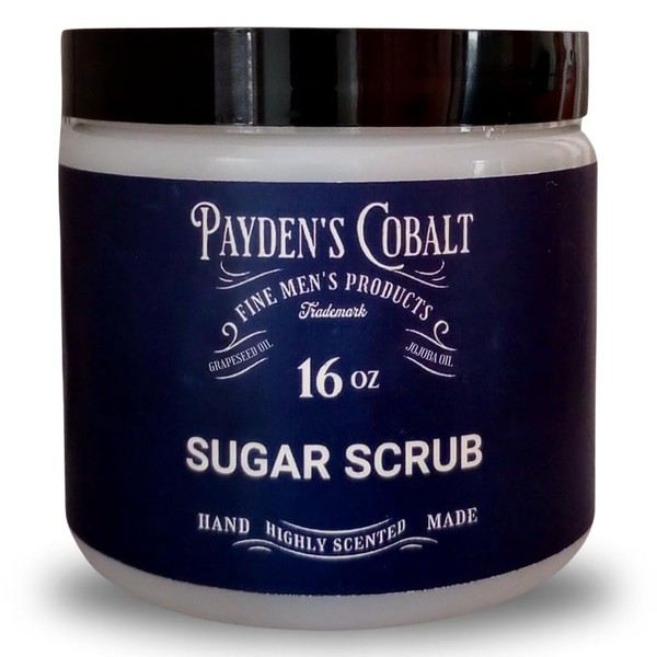 Payden's Cobalt Mahogany Moss For Men Scented Sugar Scrub, 16