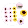 KOMBIUDA Sunflower Head Bouquet Box Pcs Soap Flowers Shower Decor