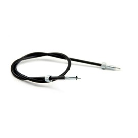 Speedometer Cable 850 mm, VDO Connection, 85 cm, Nut Thread M10, for Simson S50, S51, S70, S83, Star Enduro, Moped, Moped, Puch, Kreidler, Black