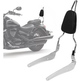 Motorcycle Rear Seat Backrest Sissy Bar Back Rest Compatible For Suzuki Volusia VL400 VL800 2001-2011 Boulevard C50 2005-2011 Boulevard M50 2005-2008