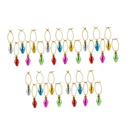 Parliky 200pcs Balls Ornament Lamp Small Delicate Pendant Mini Xmas Baubles Simulated Shatterproof Lightbulb Artificial Simulation Holiday Supplies Diy Fashion Vase Projects Ball Color