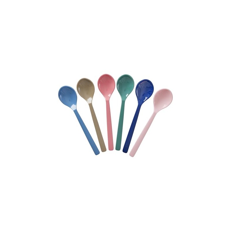 RICE Melamine Teaspoons - A New York Minute Colours -