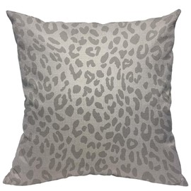 TKS MITLAN Leopard Print Grey Scale Pattern Pillow Covers 18x18 Inch Animal Animal Texture Decorative Throw Pillow Covers Cushion Case for Home Sofa Couch Decoration