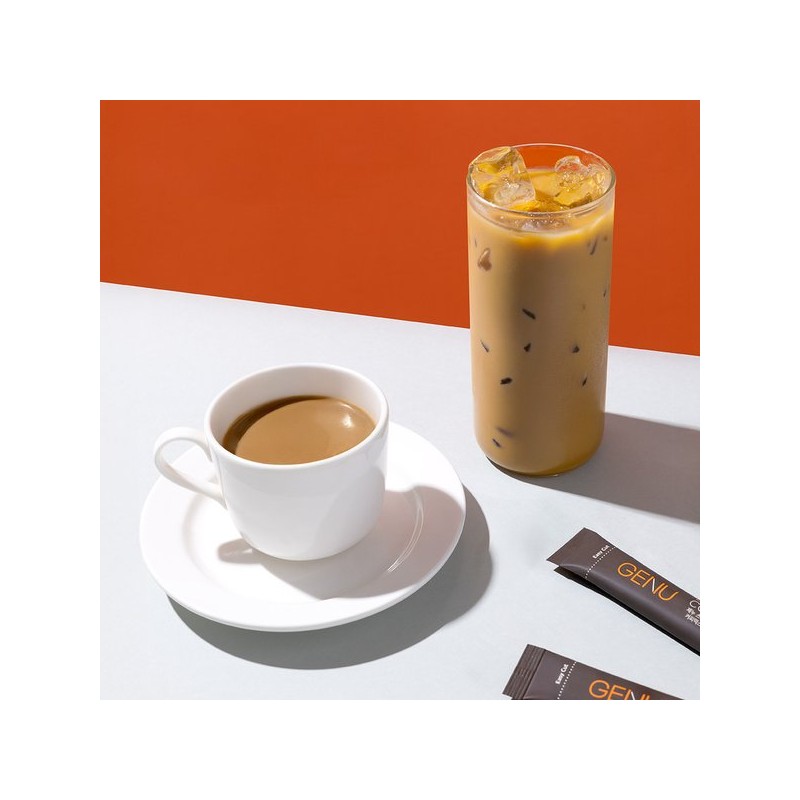 Genucoffee 바리스타 스테비아 단백질 커피믹스 9.8g (20포X2박스) Barista Stevia Protein