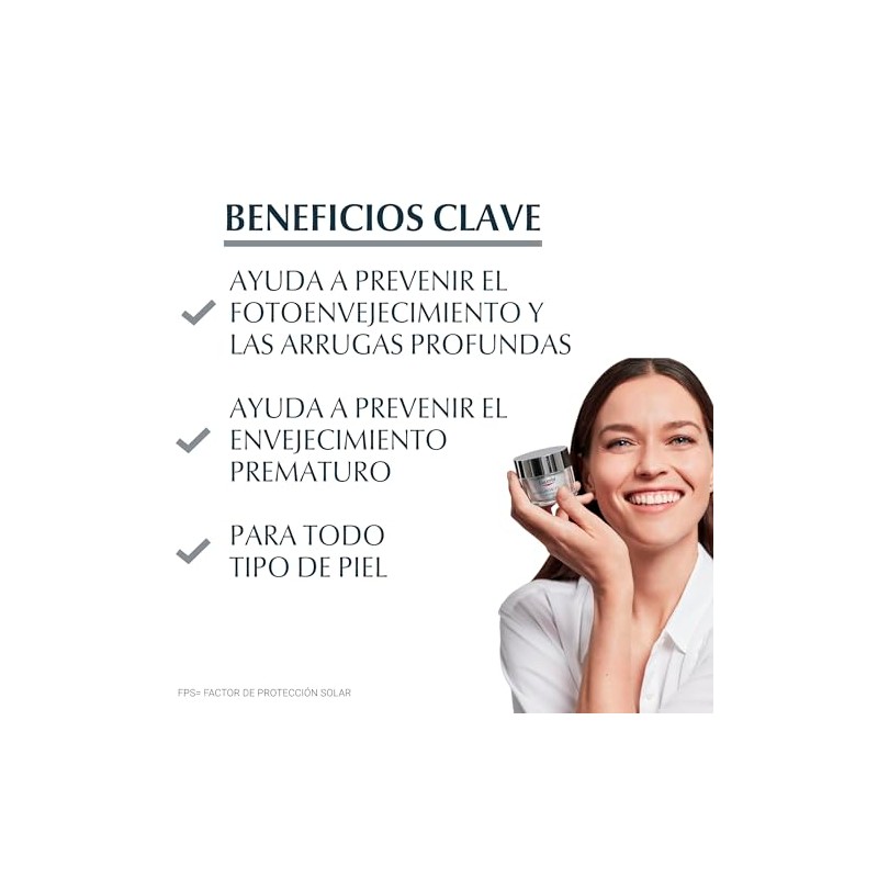 EUCERIN Crema Día Fps 30+ Anti Arrugas Ácido Hialurónico Hyaluron