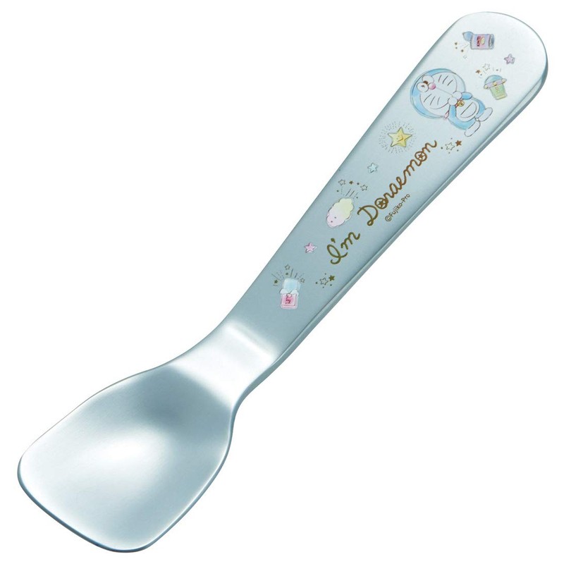 Skater SA1 Sanrio Aluminum Ice Cream Spoon, Doraemon, Sparkle, Pastel