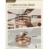 Fanbulous Farmhouse Ceiling Fans with Light, 48 Inch Bedroom Ceiling