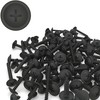 Phillips Flat Head Self-Tapping Screws with Disc, Black, Galvanised
