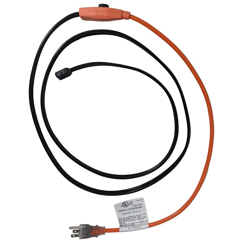 6 Foot Pipe Heating Cable, Turns On and Off Automatically