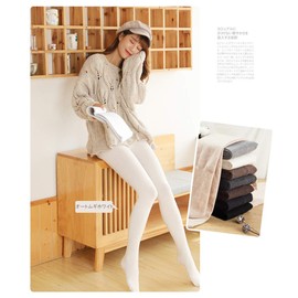 Laisve Women's Compression Tights, Fleece Lined, 11 Colors, Graduated Pressure, Approximately 900 Denier, 220 g, Anti-pilling, Matte Ribbed Cotton Fabric, Cold Protection, 12 - 32 °F (5 - 15 °C), Heat